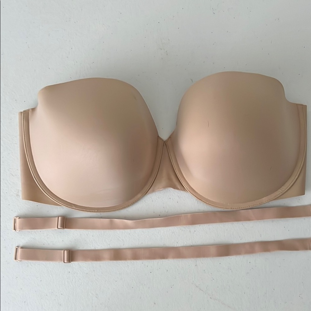 Spanx 36DDD Nude Strapless Bra